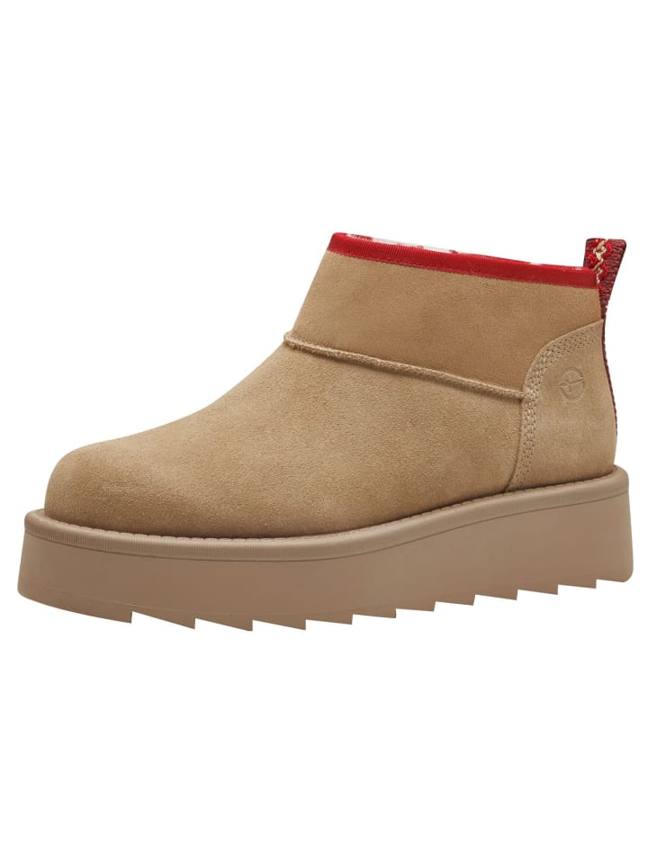 Stiefelette in CAMEL