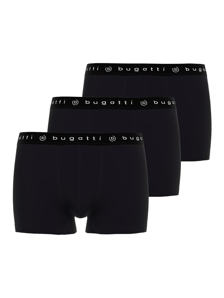 Pants 3Er Pack Mailand in schwarz-dunkel-uni