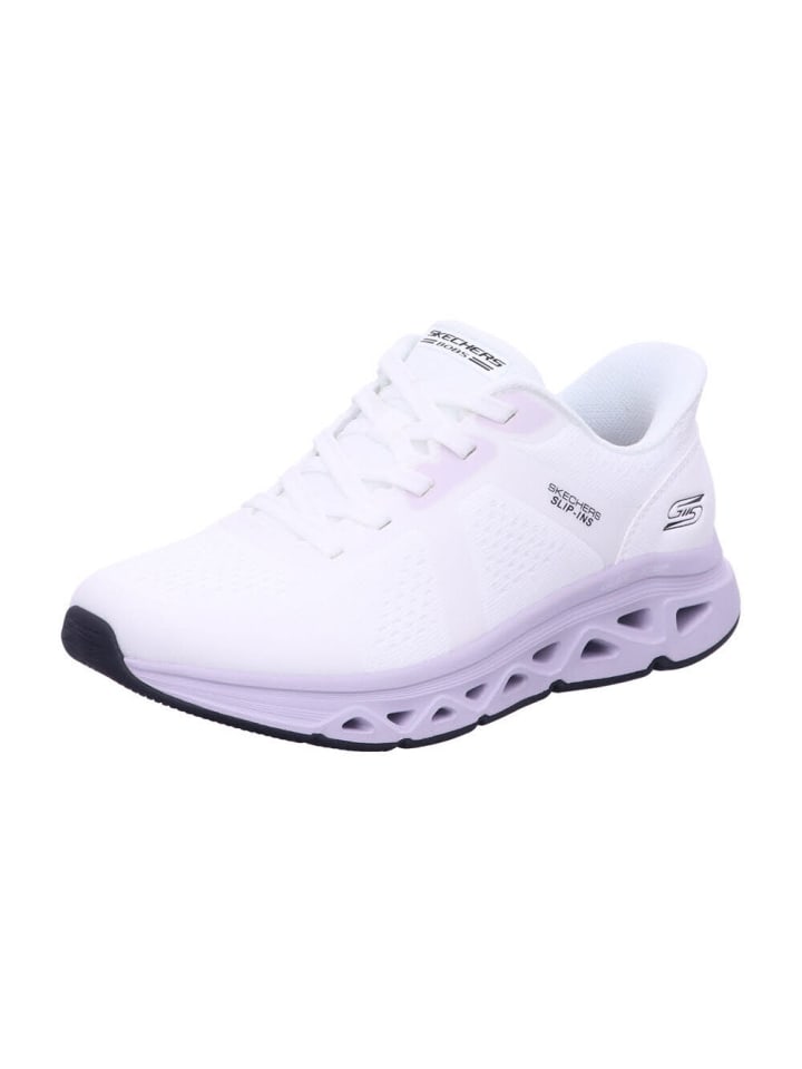 Skechers BOBS ARC WAVES REMIX - GET GROUNDED in white/lavender