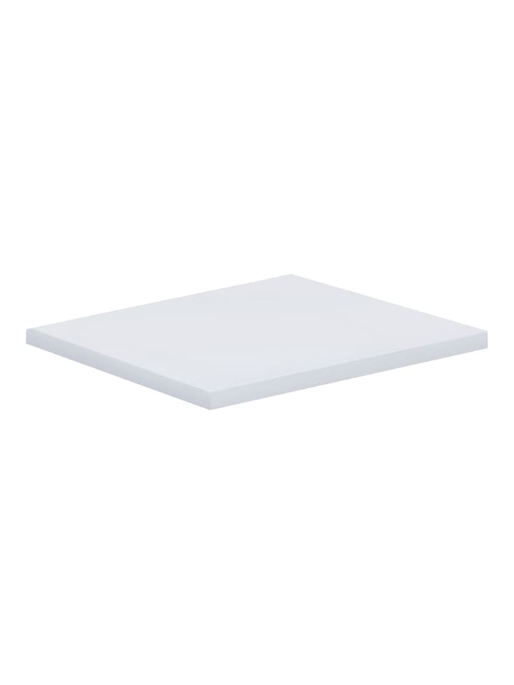 Eckplatte Schreibtisch Lona 80x80 in Weiß
