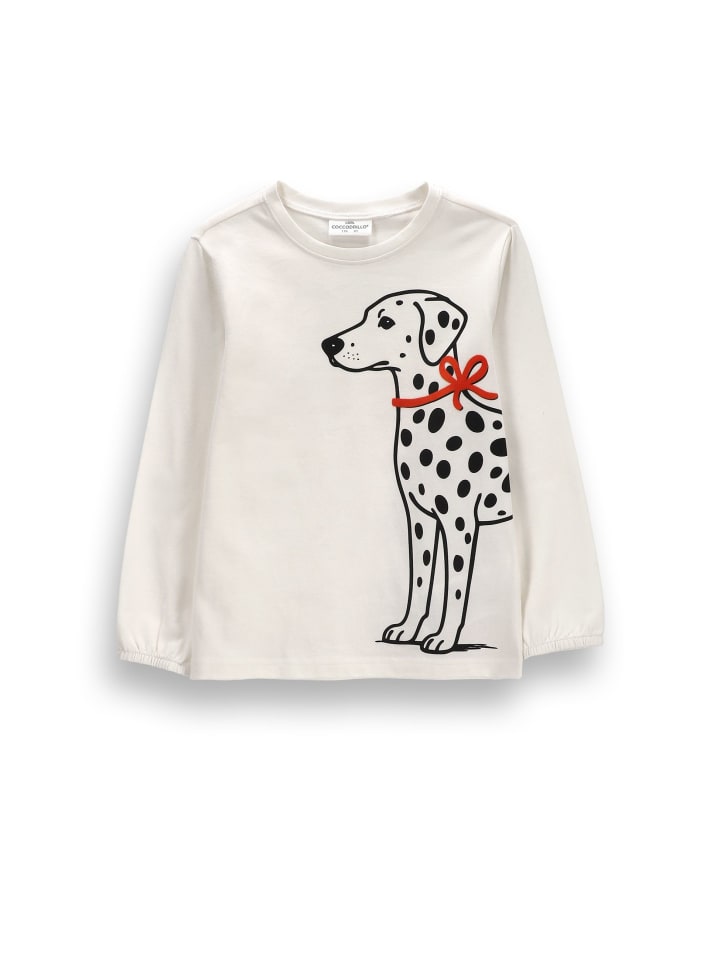 Langarmshirt in ecru