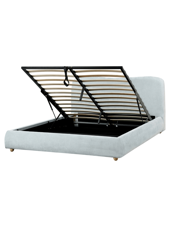2-tlg Doppelbett BLAGNAC in Blau