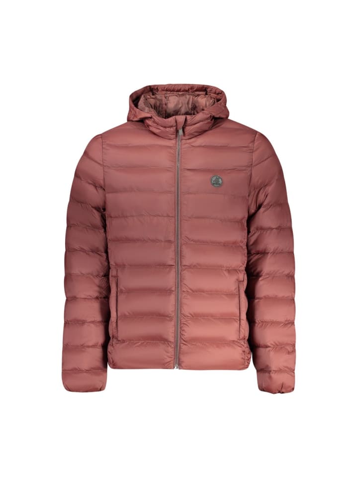 Rot Polyester Herren Jacke
