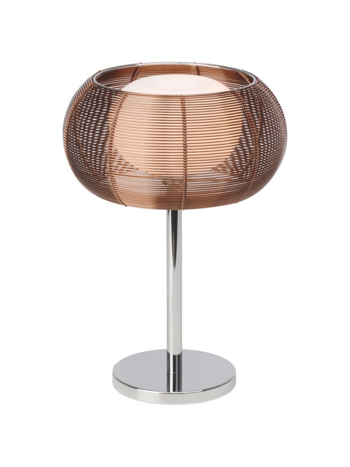 Tischleuchte Relax ⌀ 26 cm in bronze/chrom