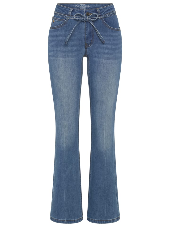 Bootcut-Jeans in blue used