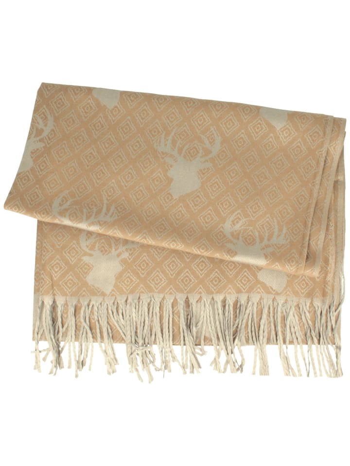 Trachtentuch in beige