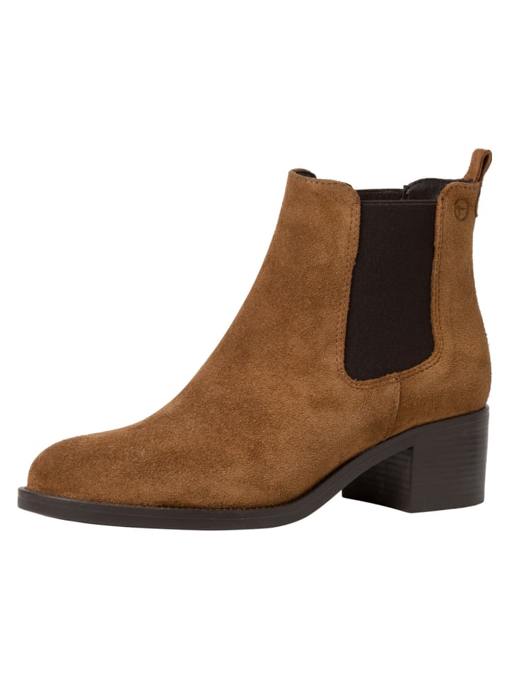 Chelsea Boot in COGNAC SUEDE