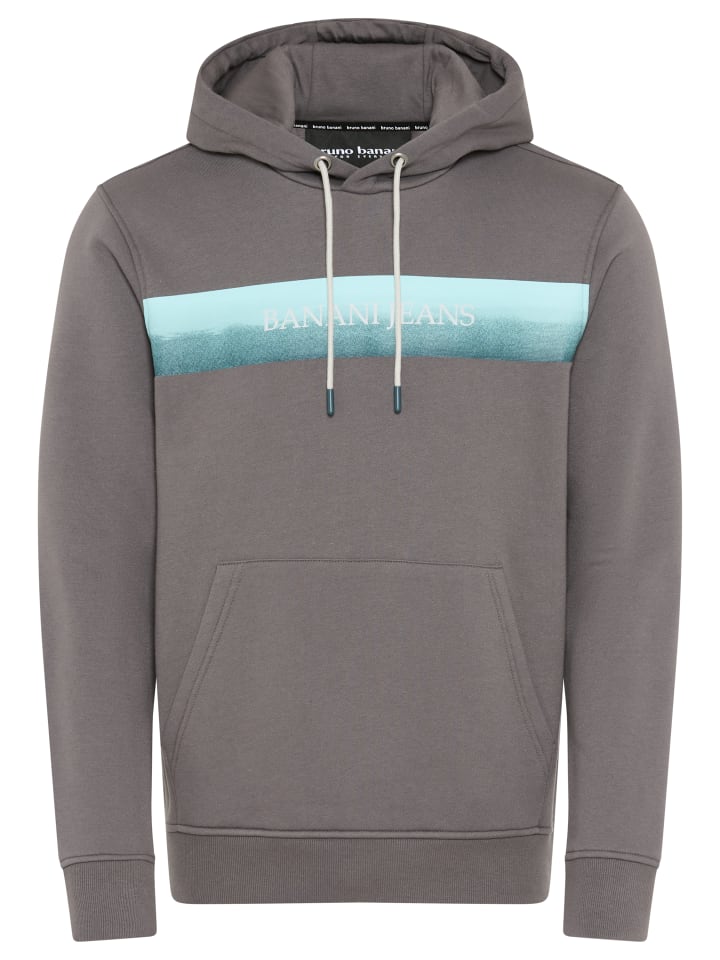 Kapuzensweatshirt in anthrazit