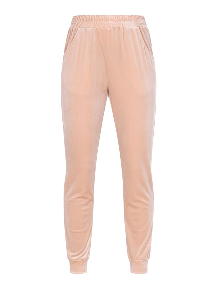 Women Pants in Gold Metallic