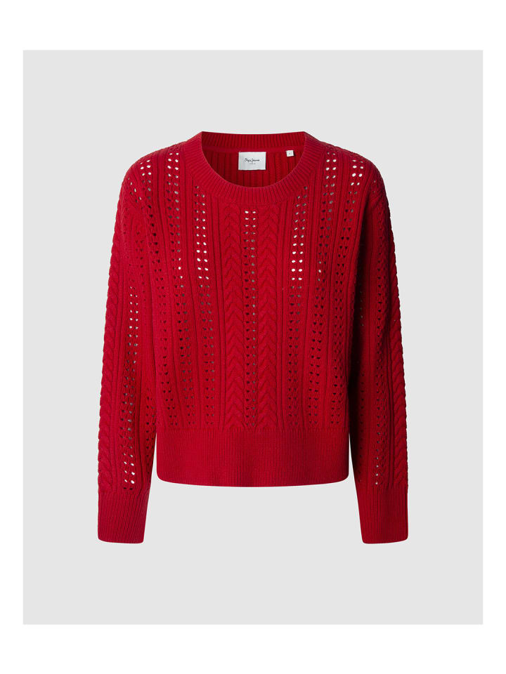 Strickpullover in bunt
