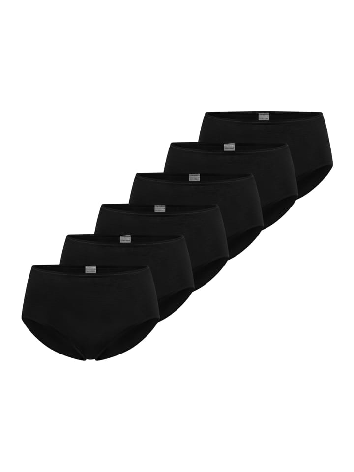 Midi Slip Modal Essentials in Schwarz