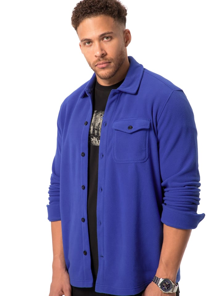 Hemd in royalblau