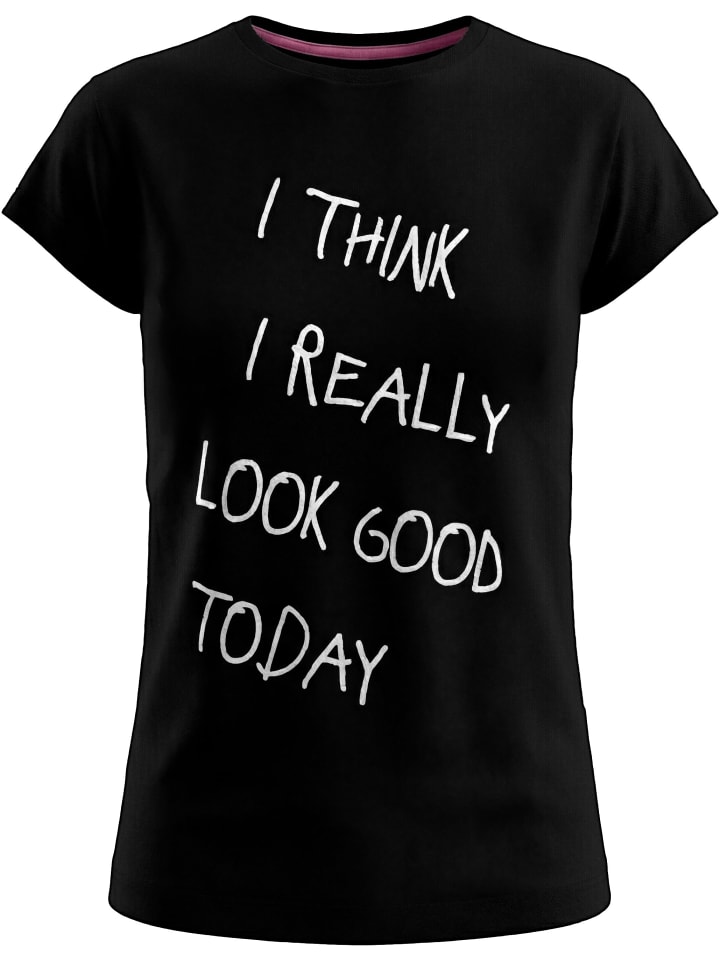 T-Shirt in schwarz