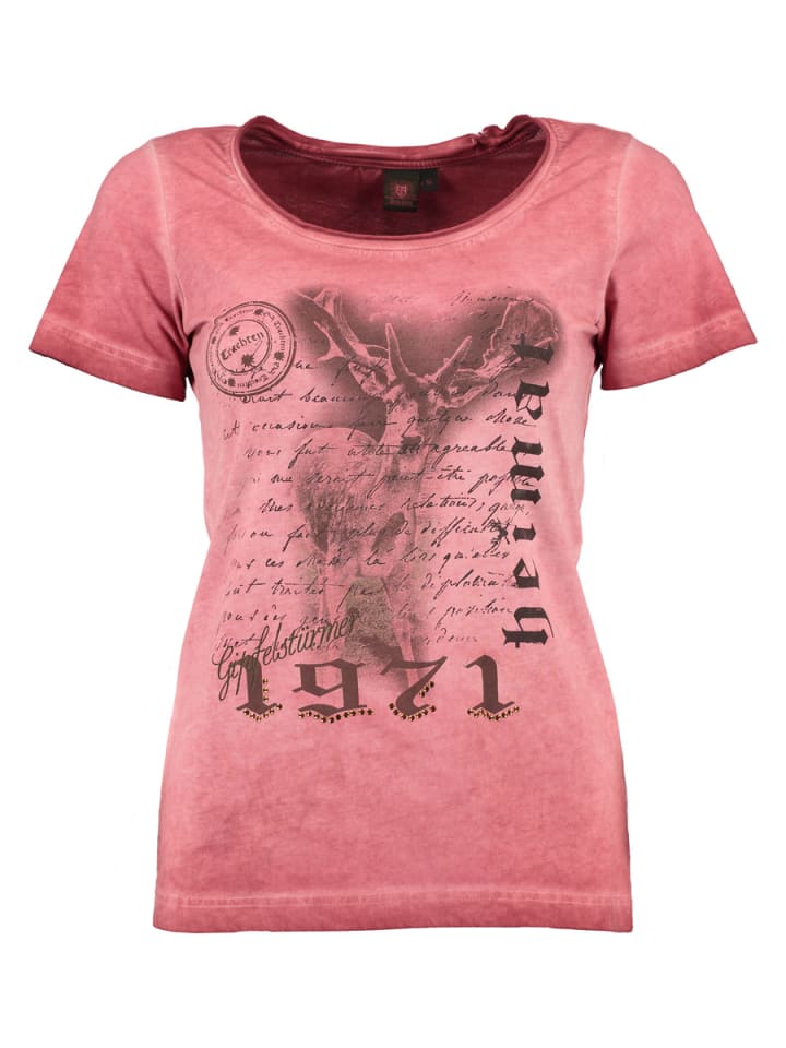 T-Shirt Skylup in weinrot