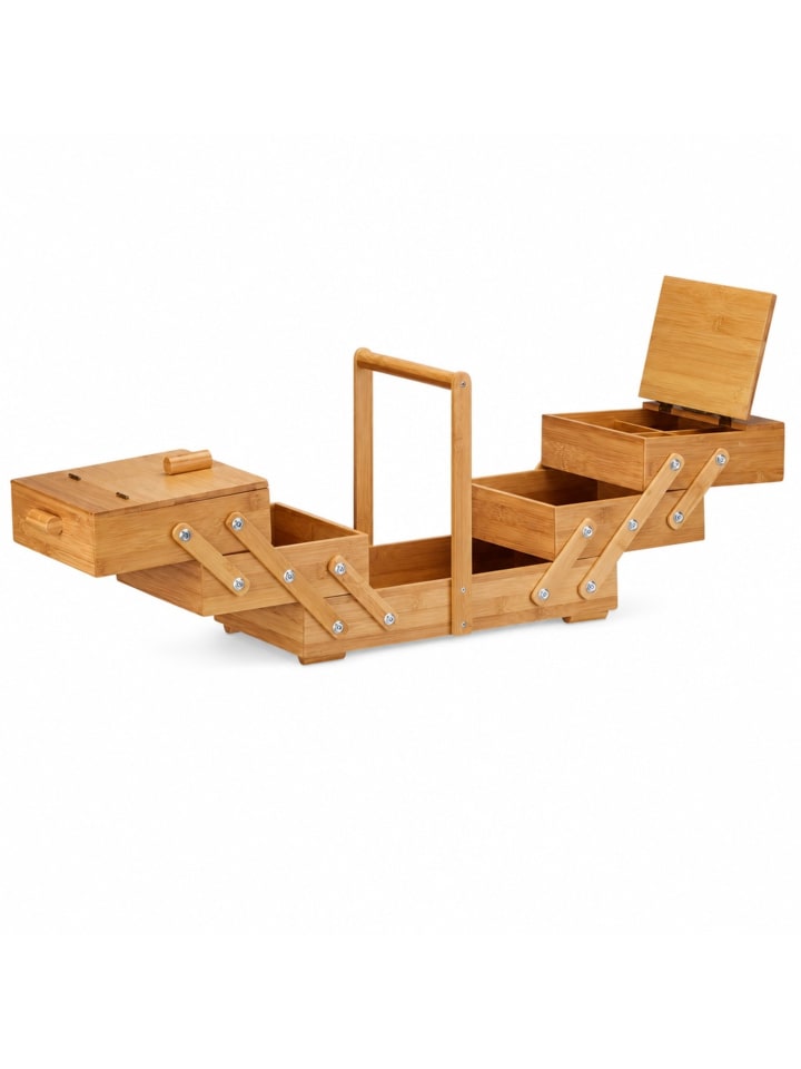 Nähkästchen in Natur - (B)44x (H)30 x (T)22 cm