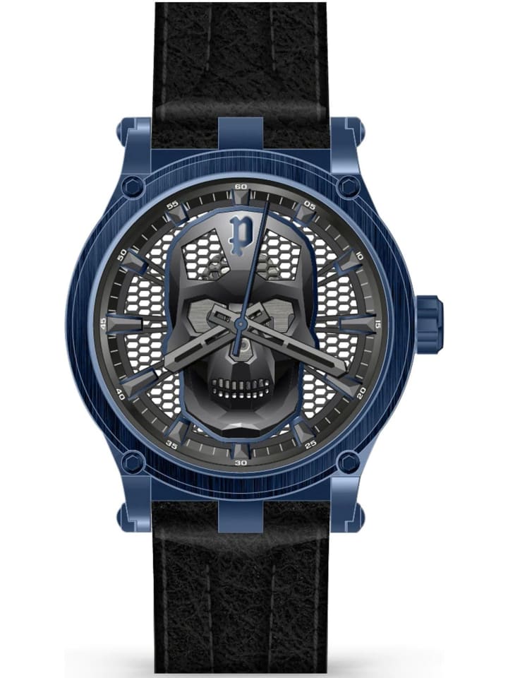 Uhr in Schwarz