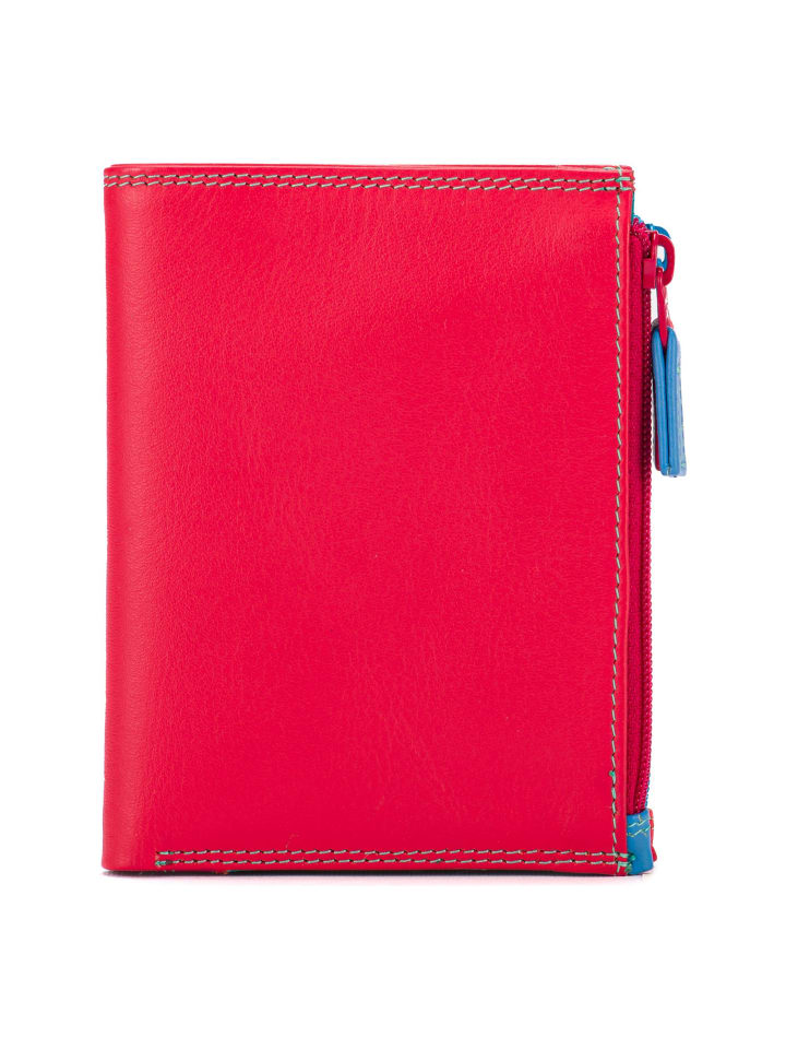 Geldbörse RFID Schutz Leder 9 cm  lipstick
