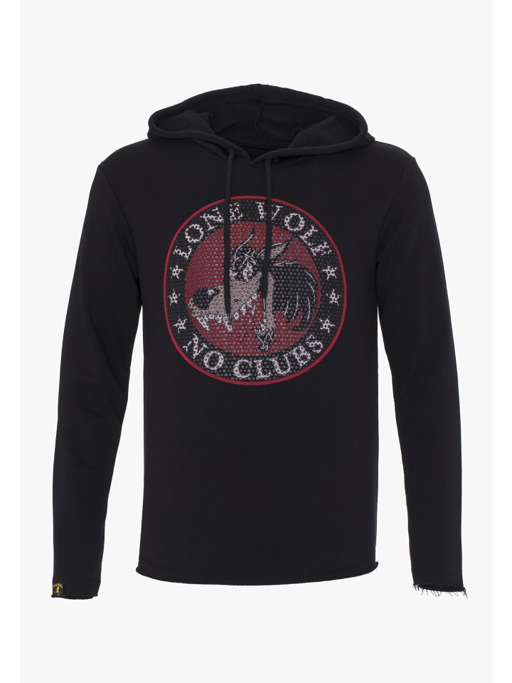Herren Kapuzenpullover in Schwarz