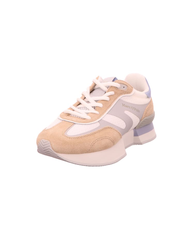 Schnürschuh in beige