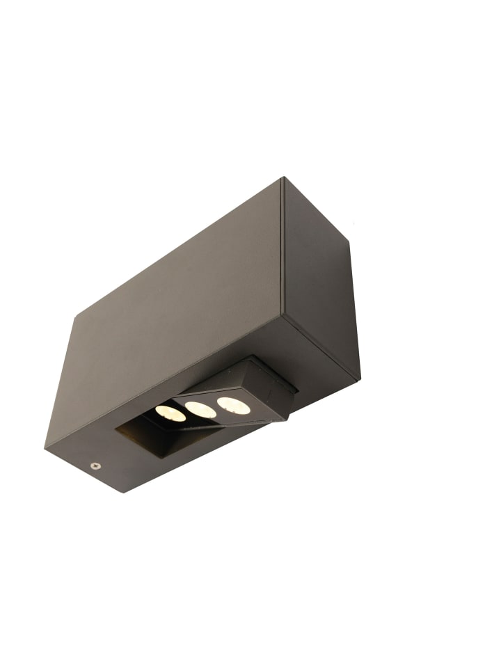 LED Außenwandleuchte "MORA" in anthrazit - EEK G