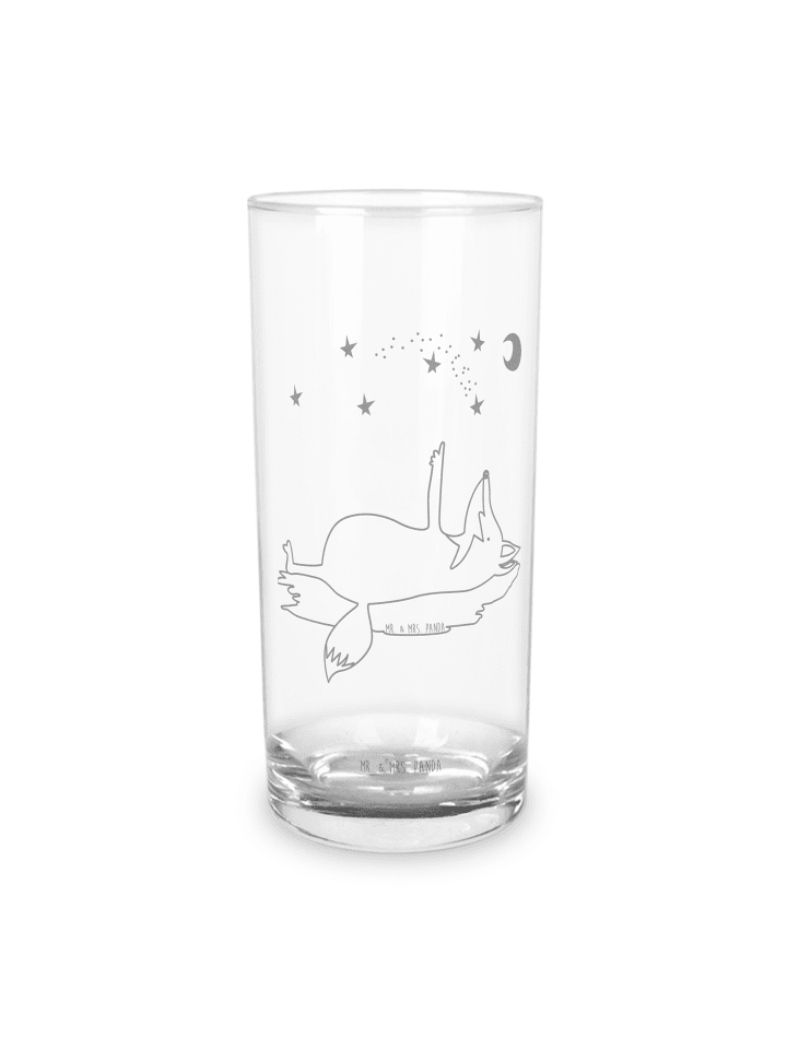 Lieblingsglas Fuchs Sterne ohne Spruch in Transparent