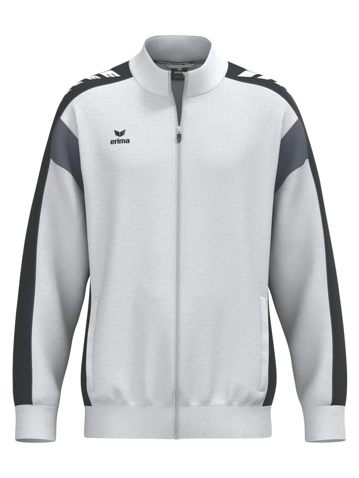 Unisex Erwachsene, Erwachsene Trainingsjacke in weiss/schwarz