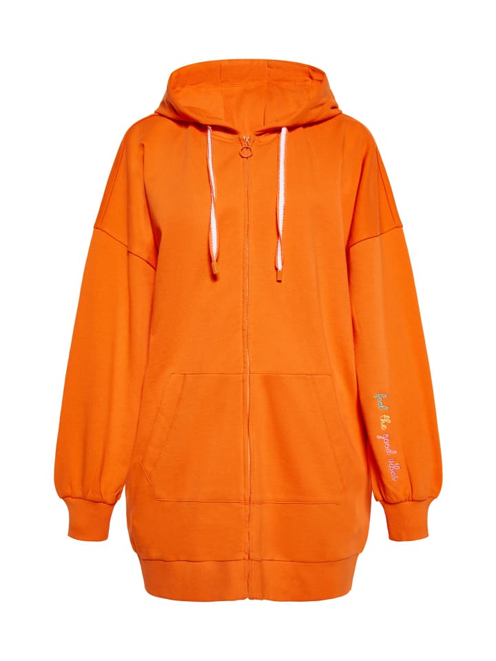 Damen Hoodie in Orange