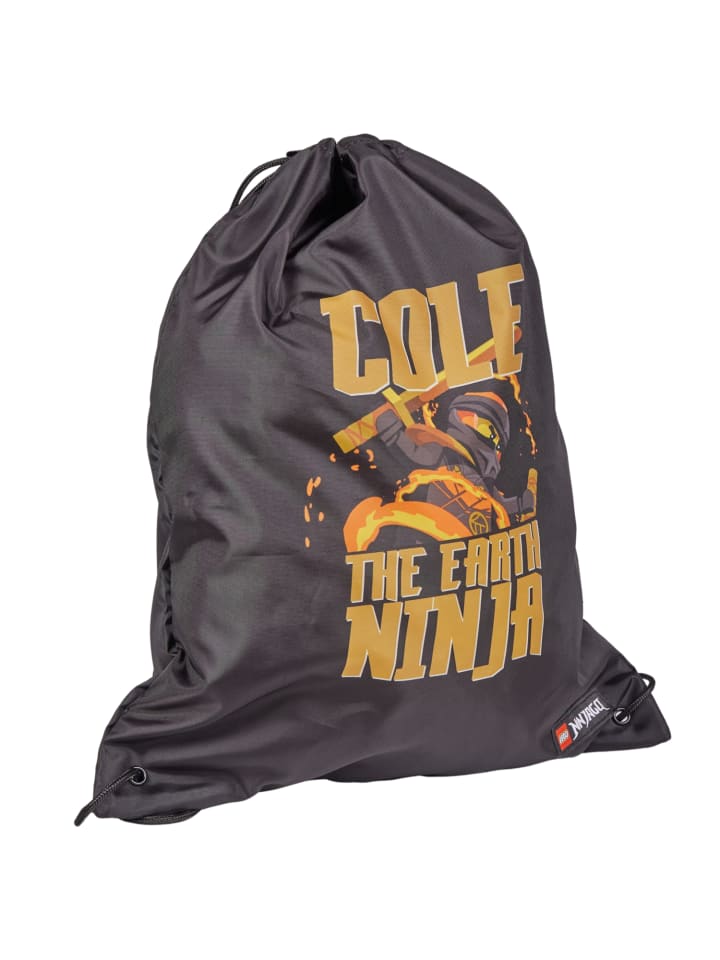 LEGO Ninjago Drawstring Bag in Schwarz