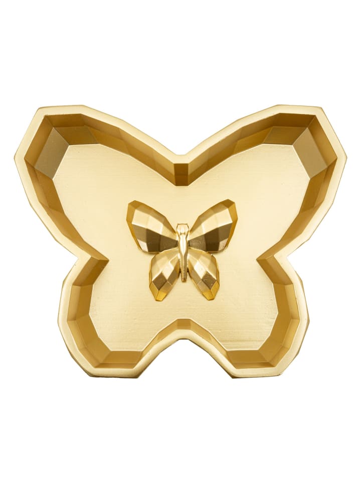 Leere Taschen aus Goldharz, 20,5 x 17,5 x 3 cm