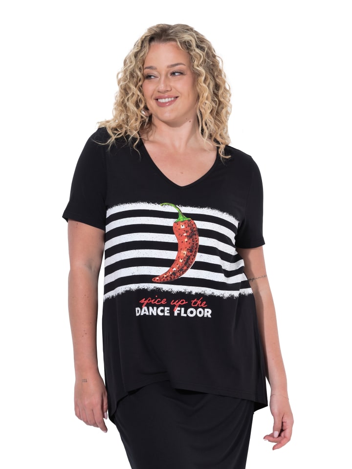 Shirt in schwarz