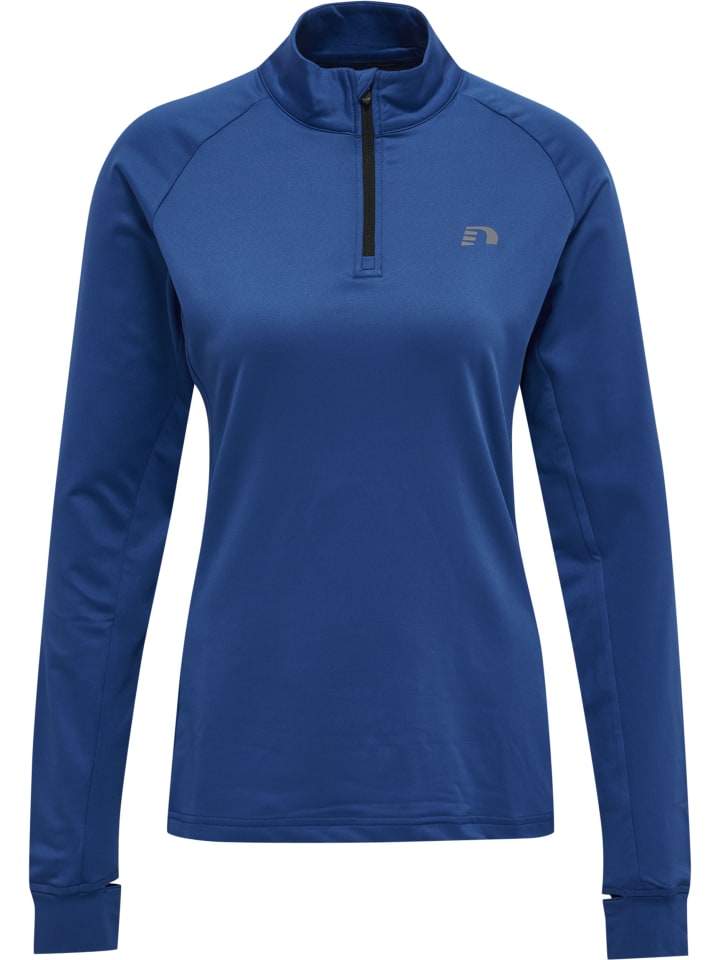 Reißverschluss Sweatshirt Raglanärmel Women's Core Damen in TRUE BLUE