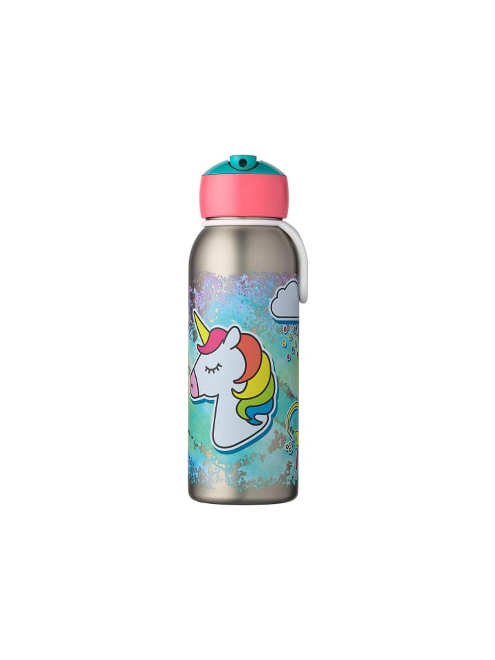 Thermoflasche Flip-Up Campus in 350 ml in Einhorn