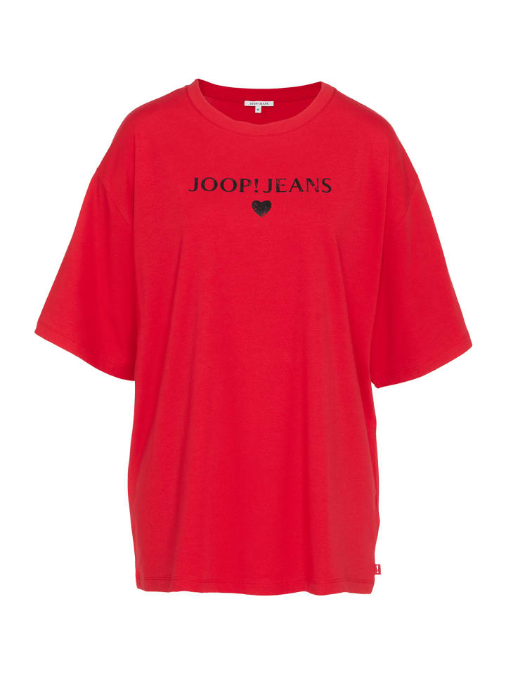 Sleepshirt After Dark Loose Fit in bright red