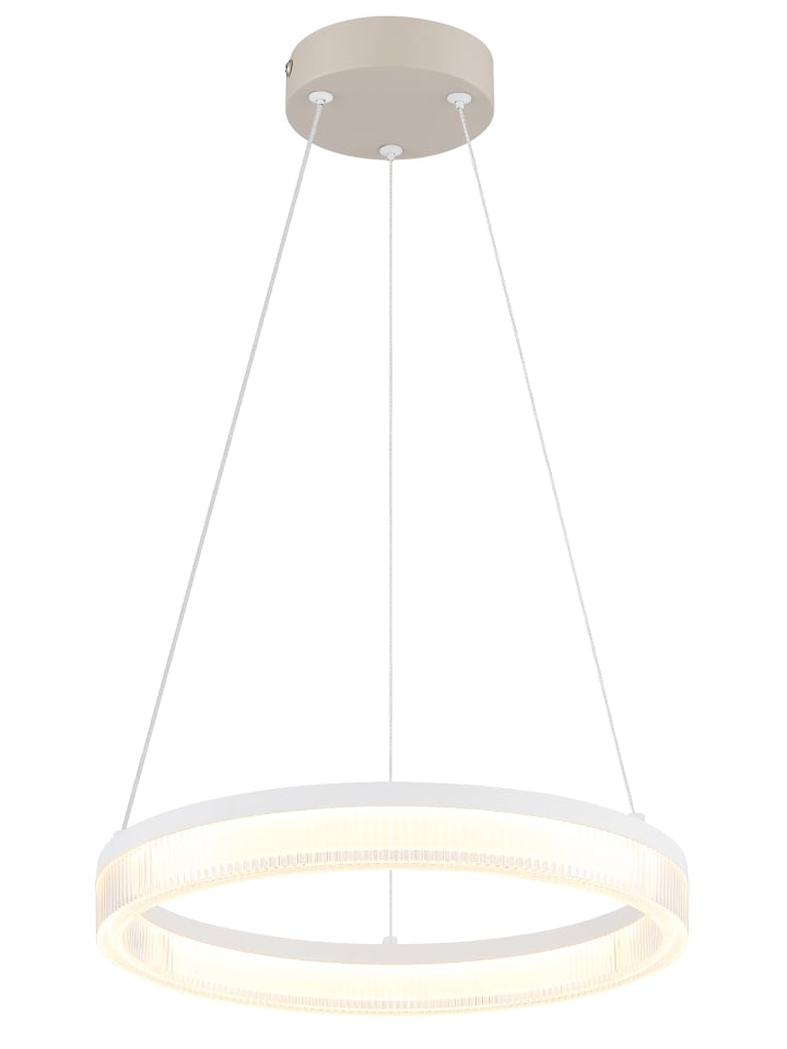 Hängeleuchte "ZARA" in beige