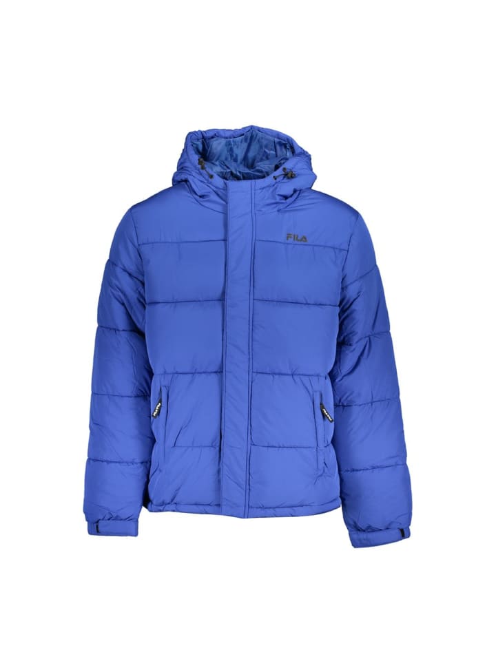Blau Polyester Herren Jacke