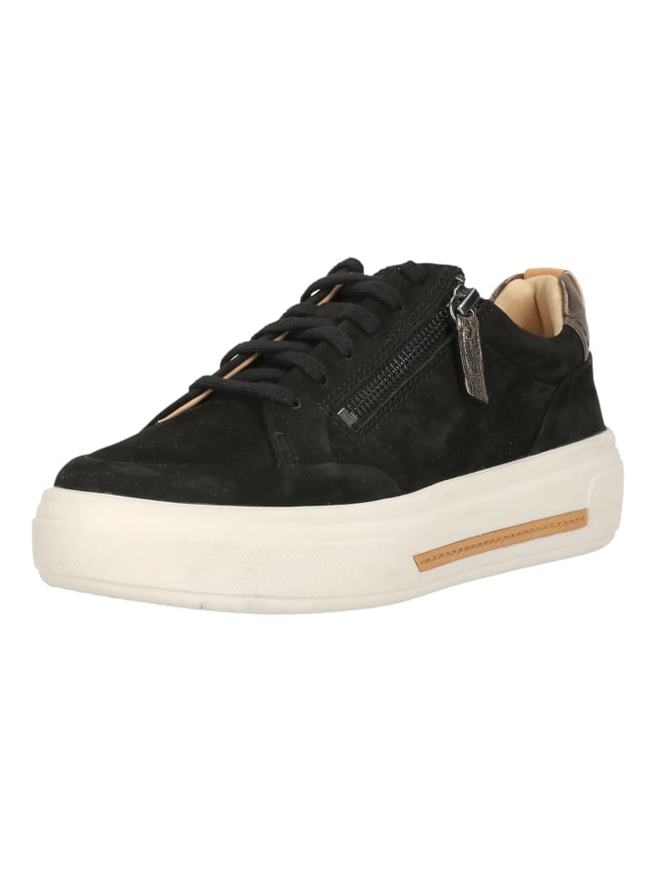 Sneaker Hollyhock Zip in 1217 Black Nubuck