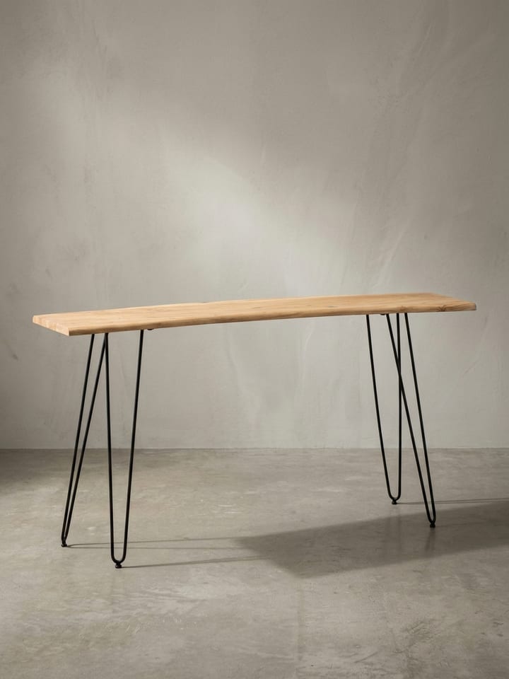 Schreibtisch 150x36x75 cm Massivholz / Metall Computertisch