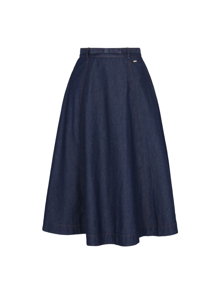 Women Skirt in navy denim