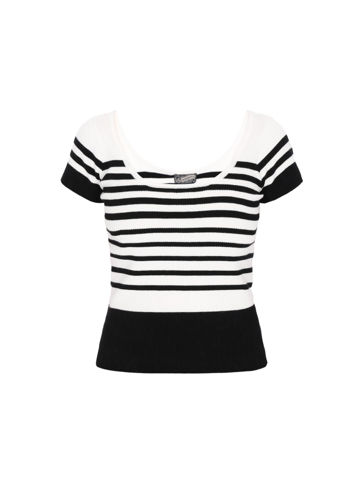 Women Blouse in offwhite black