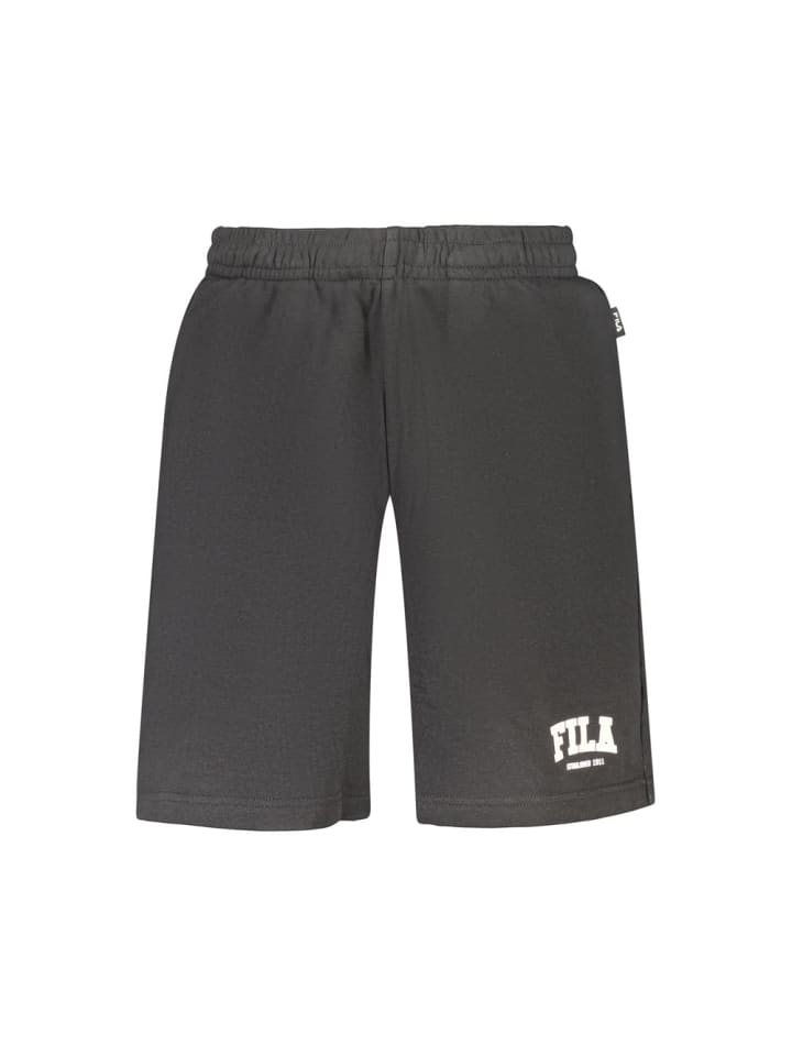 Schwarz Baumwolle Herren Hose