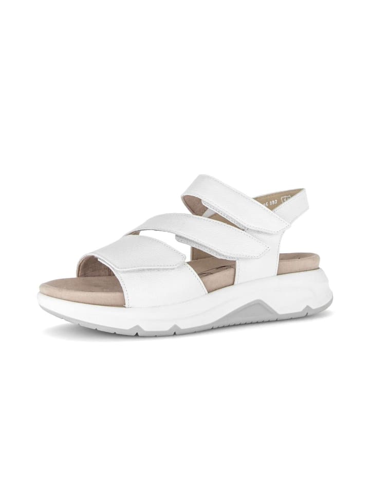 Plateau Sandalen in weiß