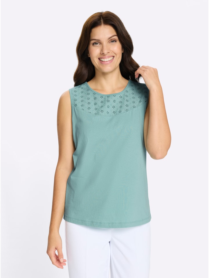Shirttop in salbei