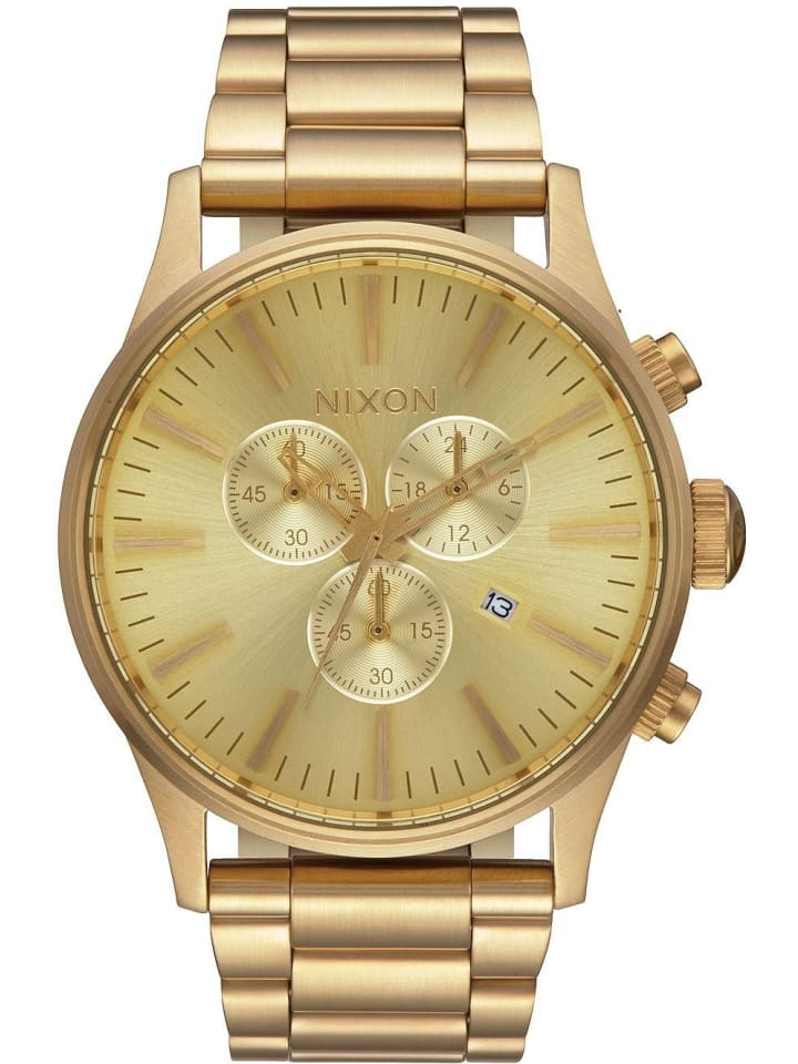 Uhr in Gold