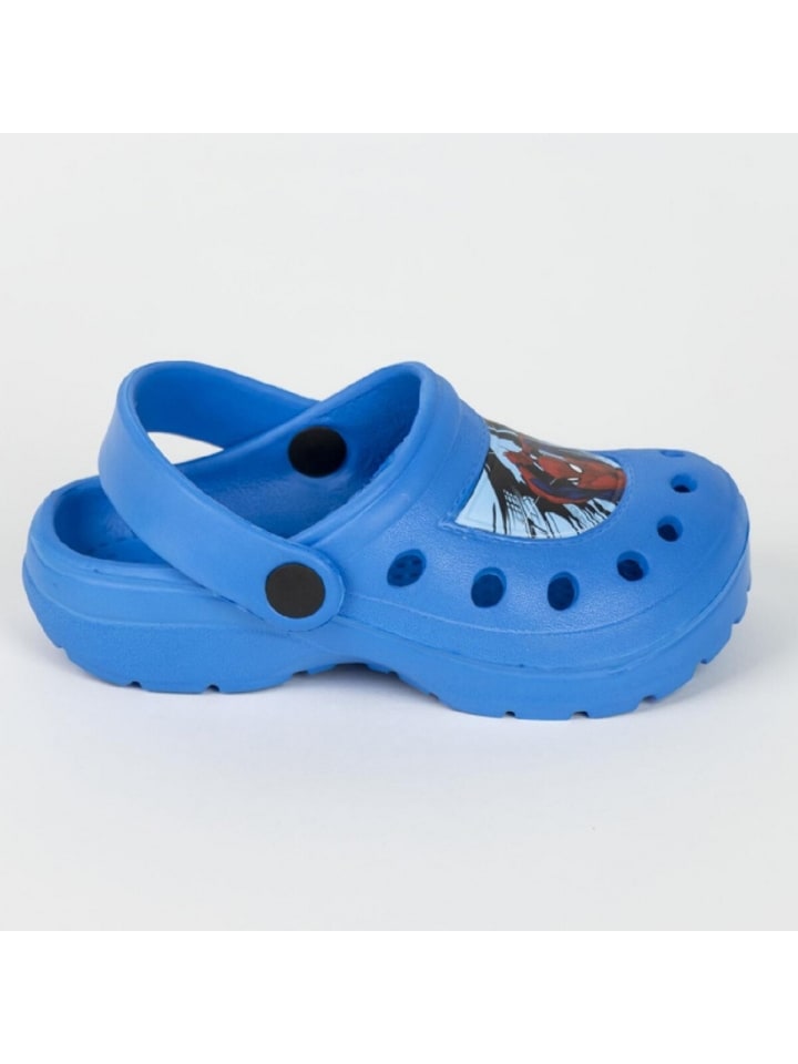 Spiderman Badeschuhe Rutschfeste Clogs für den Sommer in Blau