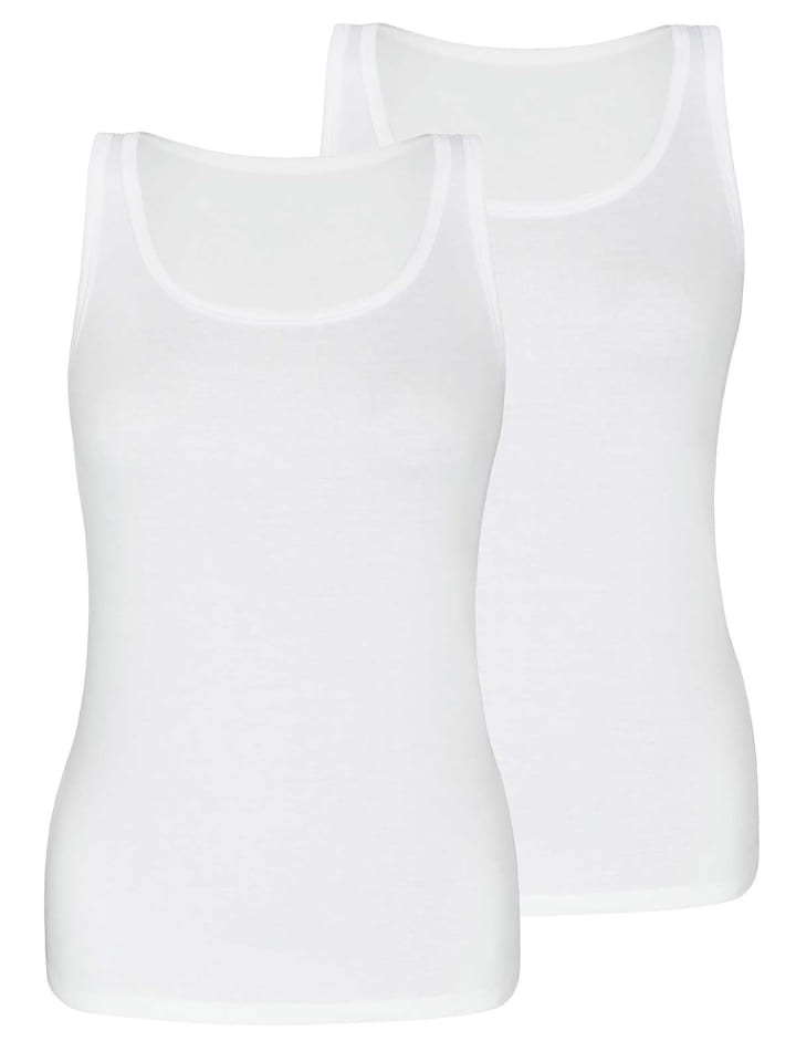 2er Sparpack Top in white white