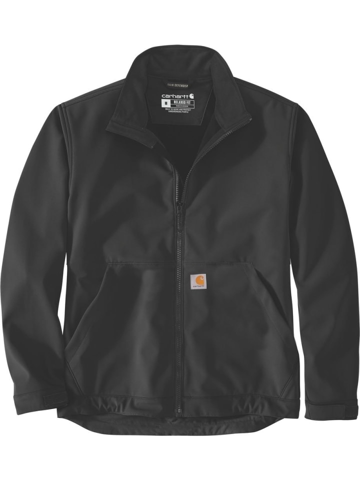 Softshelljacke "Relaxed Fit 106438" in Schwarz