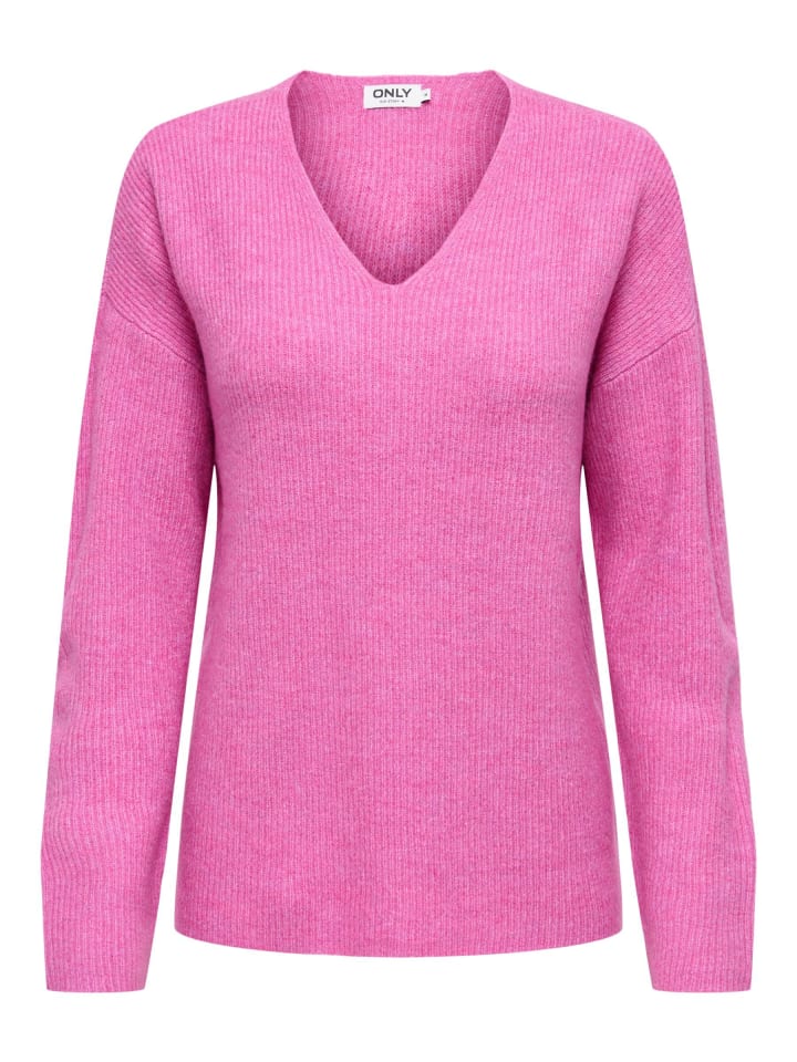 Strickpullover in Super Pink