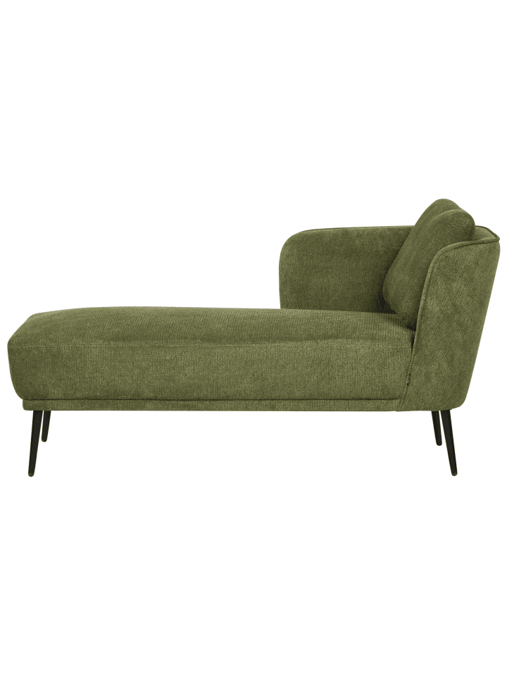 Chaiselongue ARTHEZE in Grün/Schwarz - (W) 148 x (H) 70 x (L) 64 cm rechtsseitig