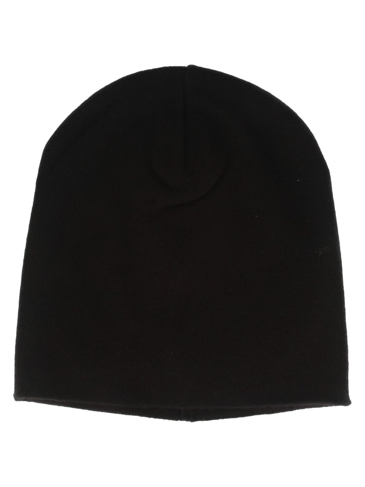 Strickmütze in schwarz