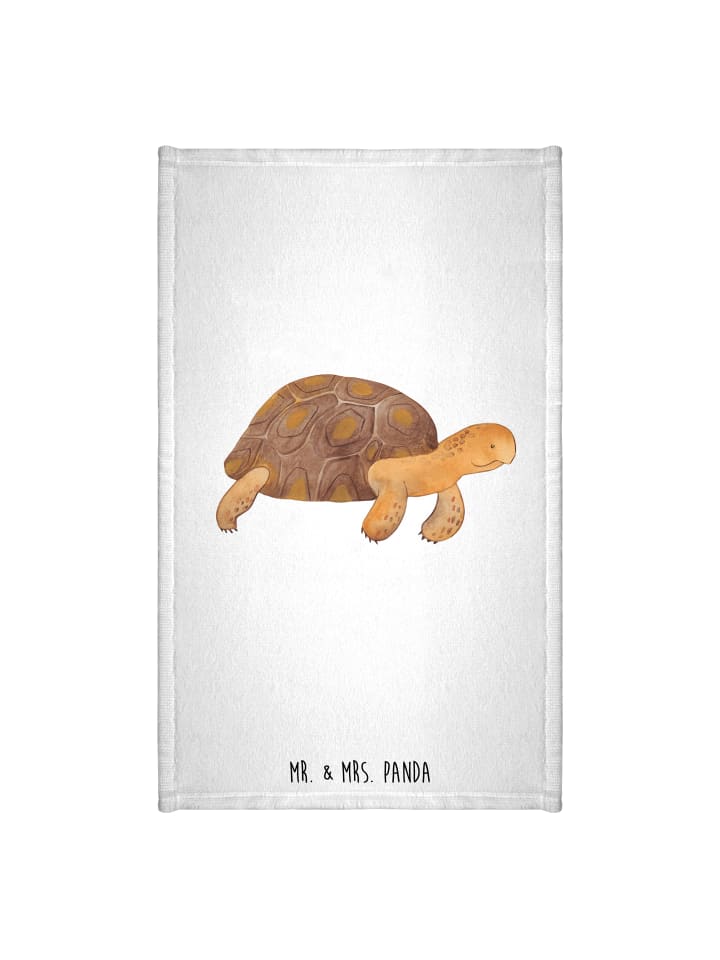 Frotteehandtuch Schildkröte MHerzieren ohne Sp... in Weiß